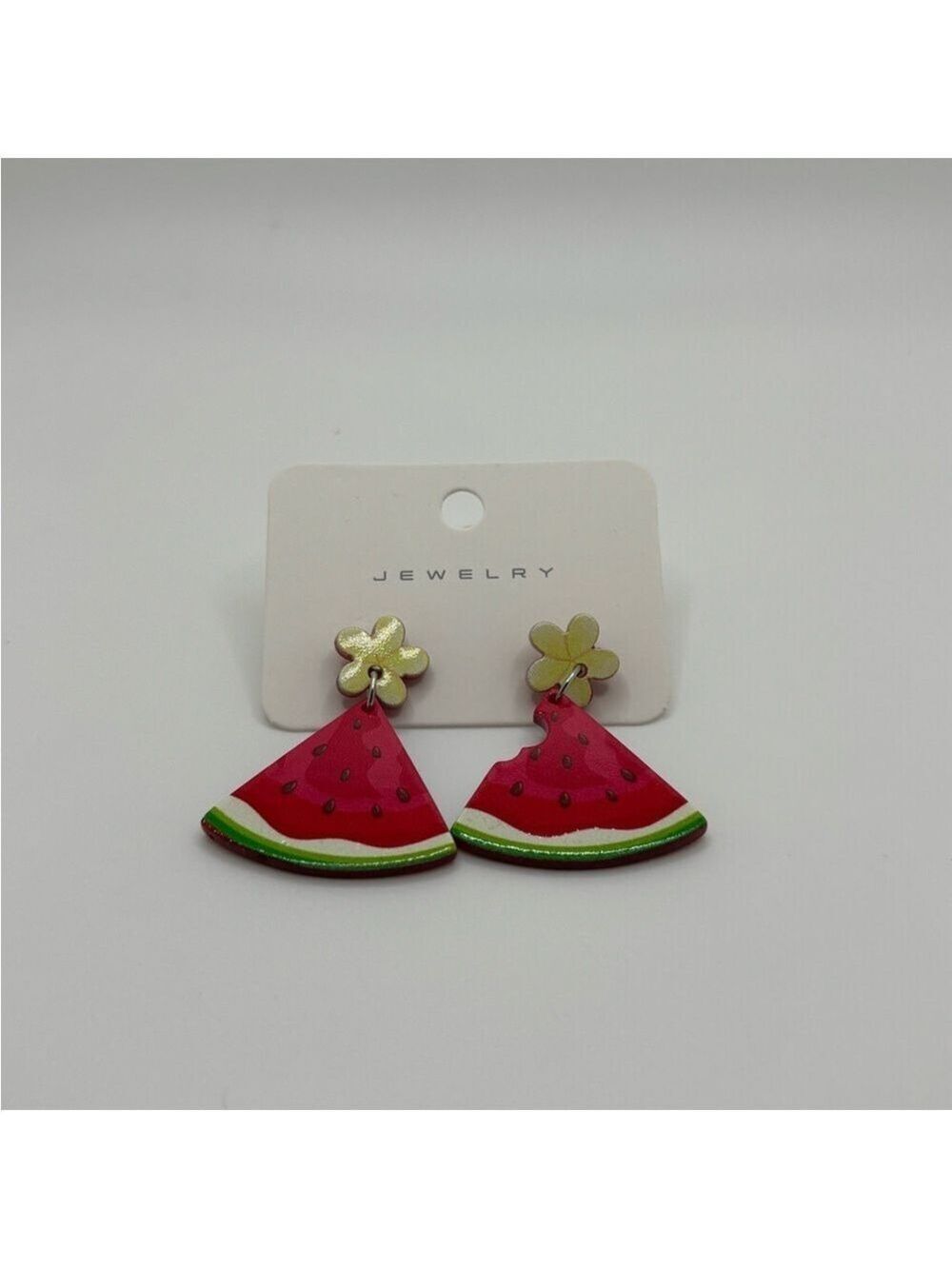 ✨5/$25✨ Watermelon Slice Earrings
